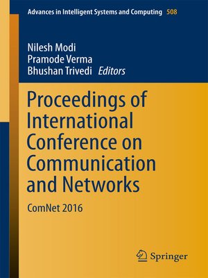 cover image of Proceedings of International Conference on Communication and Networks